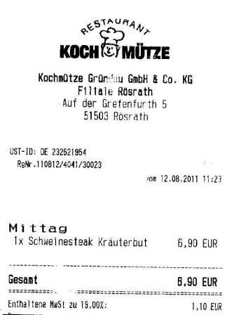 ltig Hffner Kochmtze Restaurant